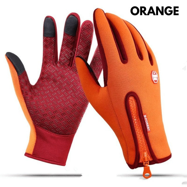 Hiver Gants Écran Tactile Équitation Moto Coulissante Étanche Gants De Sport Avec Polaire