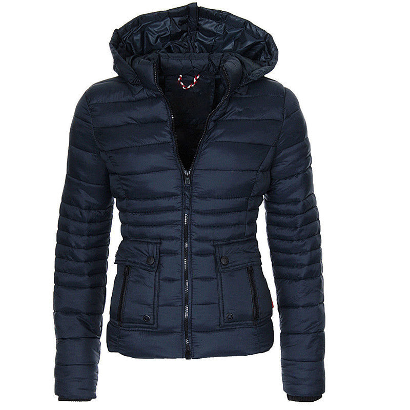 Vestes pour Femmes Hiver Rouge Manteau Moto